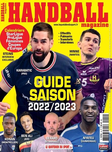 Handball magazine – 01 aout 2022 Cover