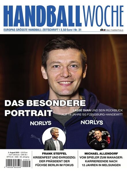 Handballwoche – 02 August 2022 Cover
