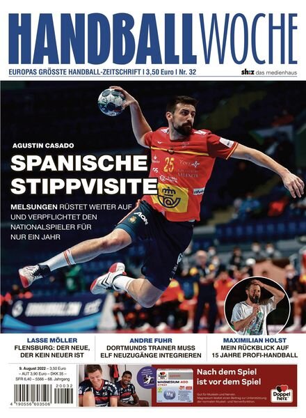 Handballwoche – 09 August 2022 Cover