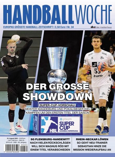 Handballwoche – 23 August 2022 Cover
