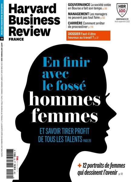 Harvard Business Review France – Aout-Septembre 2022 Cover