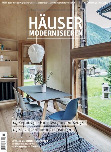 Hauser modernisieren – August 2022 Cover