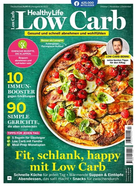 Healthy Life Low Carb – September 2022 Cover