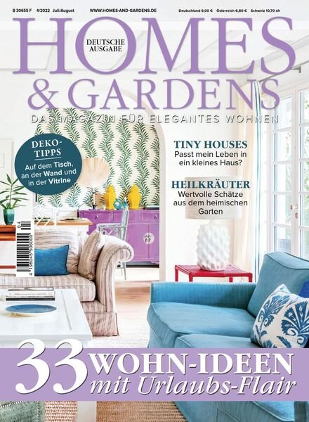 Homes & Gardens Germany – Juli-August 2022 Cover