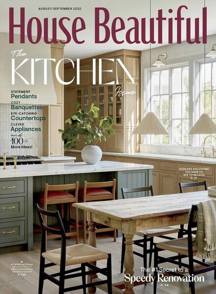House Beautiful USA – August 2022 Cover