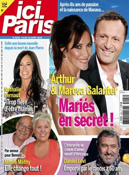 Ici Paris – 10 aout 2022 Cover