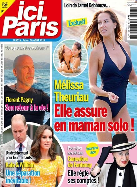 Ici Paris – 24 aout 2022 Cover