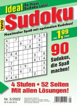 Ideal Sudoku – Nr 5 2022