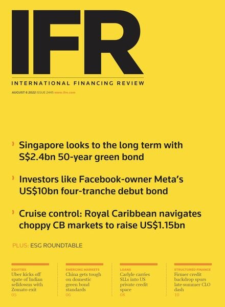IFR Magazine – August 06 2022 Cover