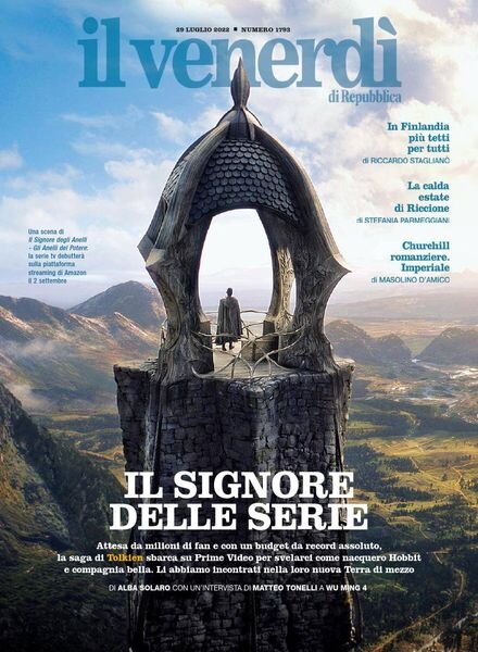 Il Venerdi di Repubblica – 29 Luglio 2022 Cover