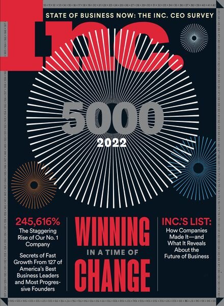 Inc Magazine – September 2022 Cover