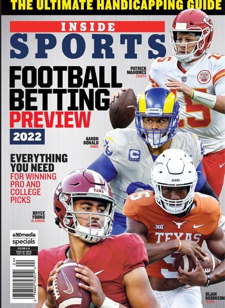 Inside Sports Football Betting Preview – August 2022 Cover