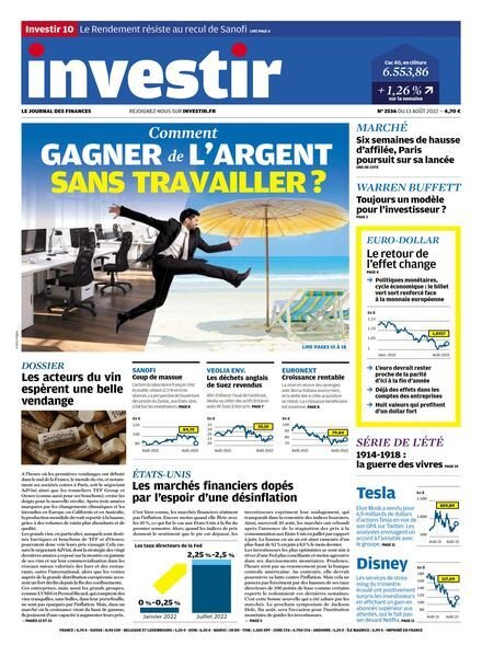 Investir – 13 Aout 2022 Cover