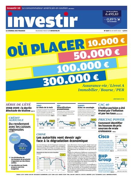 Investir – 20 Aout 2022 Cover