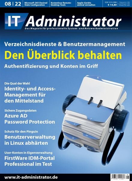 IT-Administrator – August 2022 Cover