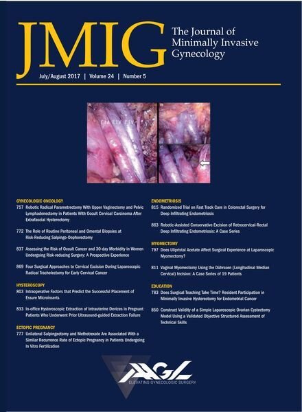 JMIG Journal of Minimally Invasive Gynecology – July 2017 Cover