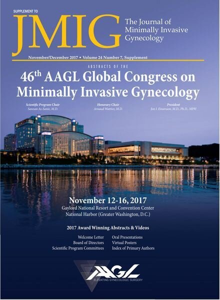 JMIG Journal of Minimally Invasive Gynecology – November 2017 Cover