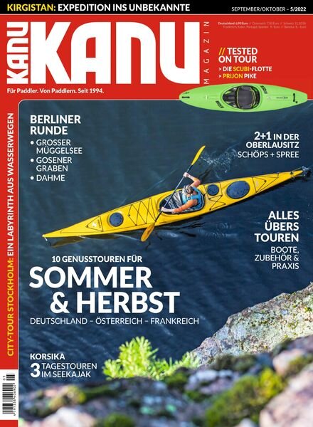 Kanu Magazin – September 2022 Cover