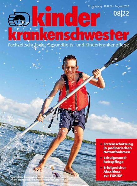Kinderkrankenschwester – August 2022 Cover