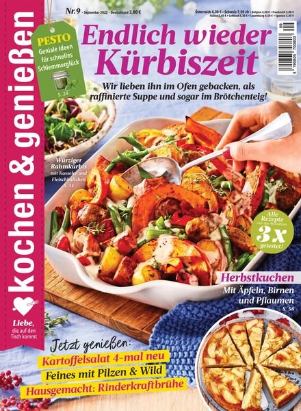 kochen & geniessen – August 2022 Cover
