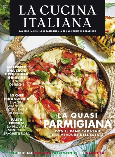 La Cucina Italiana – agosto 2022 Cover