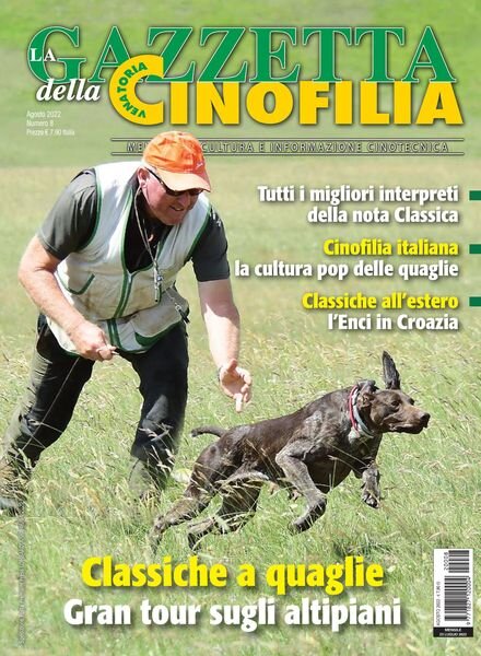 La Gazzetta Della Cinofilia Venatoria – agosto 2022 Cover