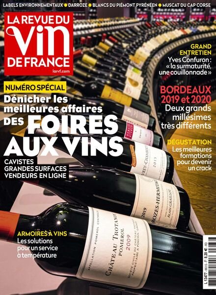 La Revue du Vin de France – aout 2022 Cover
