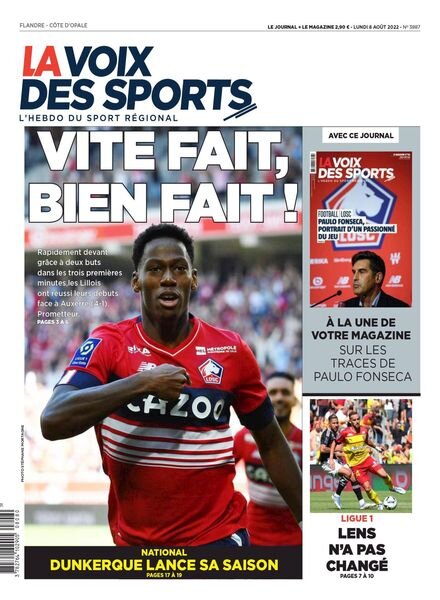 La Voix des Sports – 08 aout 2022 Cover