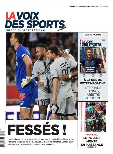 La Voix des Sports – 22 aout 2022 Cover