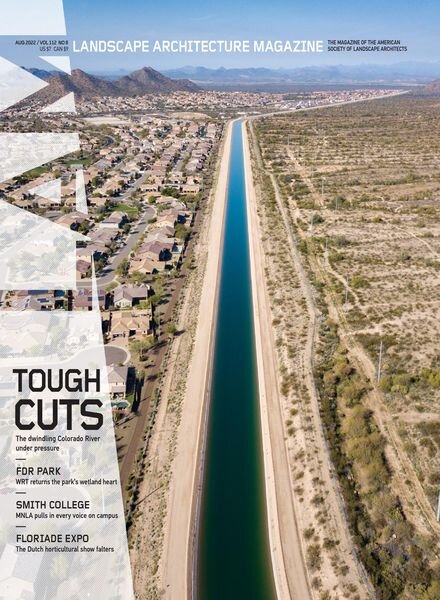 Landscape Architecture Magazine USA – August 2022 Cover