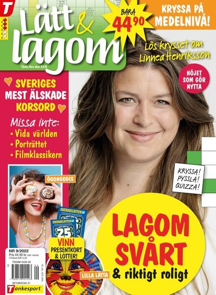 Latt & Lagom – augusti 2022 Cover