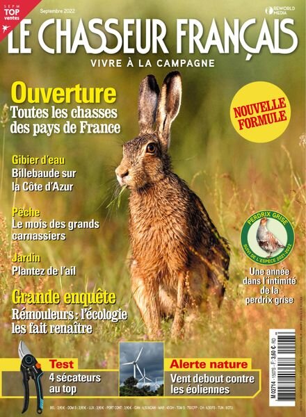 Le Chasseur Francais – septembre 2022 Cover