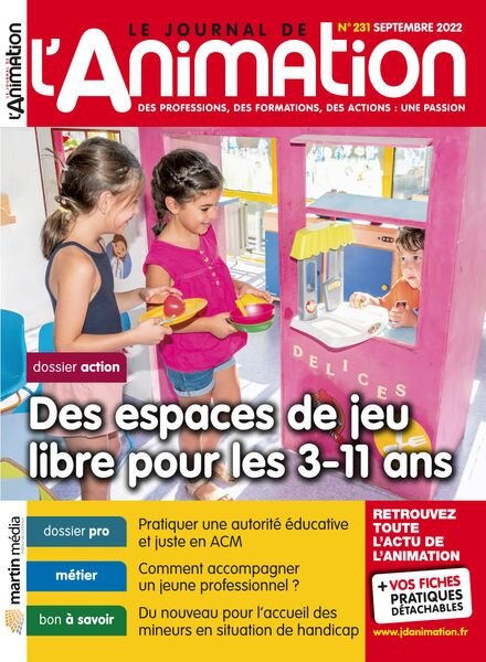 Le Journal de l’Animation – Septembre 2022 Cover