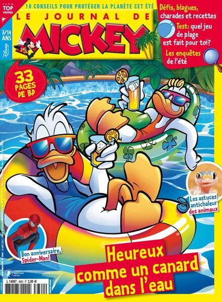 Le Journal de Mickey – 10 aout 2022 Cover