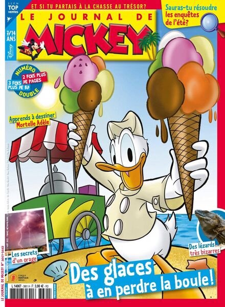 Le Journal de Mickey – 17 aout 2022 Cover