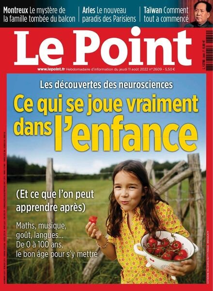 Le Point – 11 aout 2022 Cover