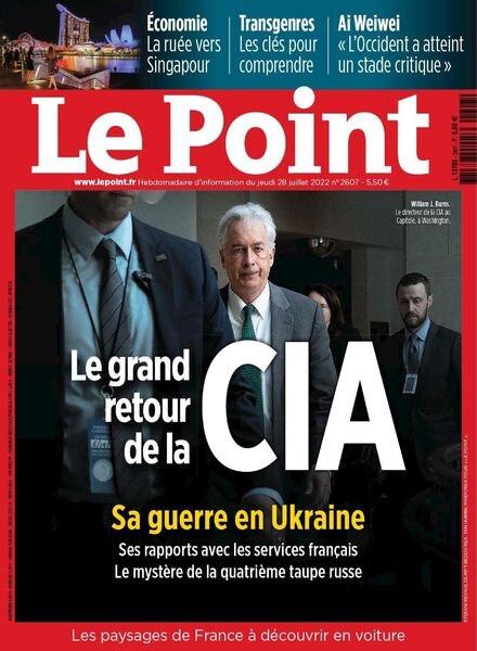 Le Point – 28 juillet 2022 Cover