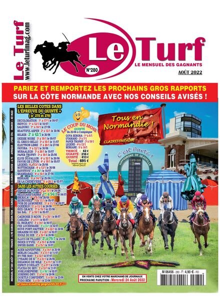 Le Turf – Aout 2022 Cover