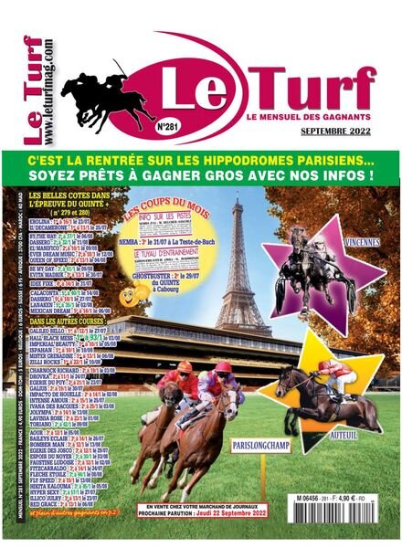 Le Turf – Septembre 2022 Cover