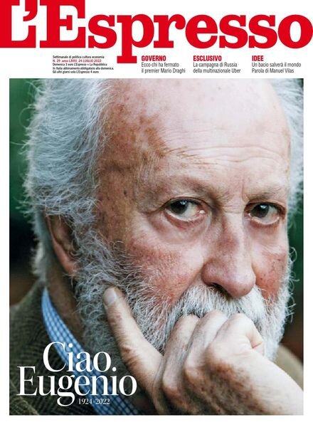 l’Espresso – 24 Luglio 2022 Cover