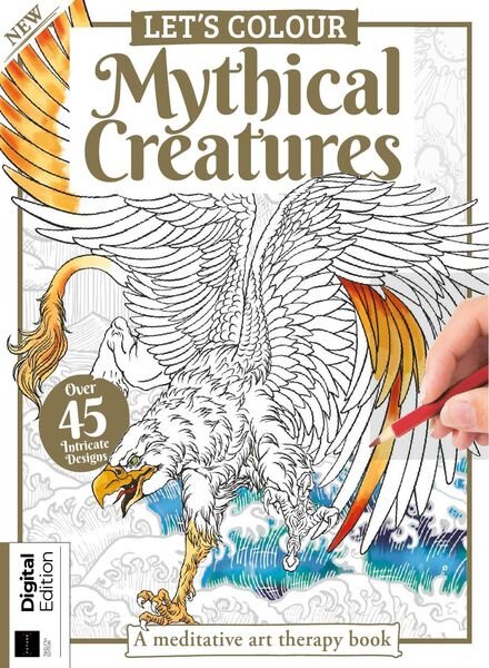 Let’s Colour – Mythical Creatures – 1st Edition 2022 Cover