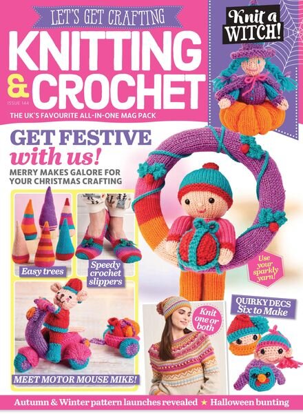 Let’s Get Crafting Knitting & Crochet – August 2022 Cover