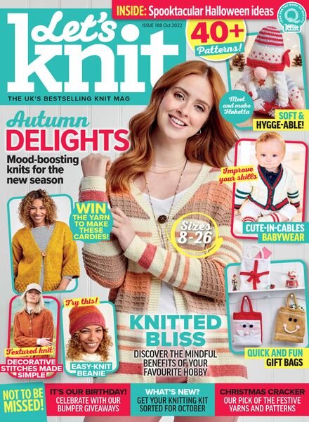 Let’s Knit – Issue 188 – October 2022 Cover