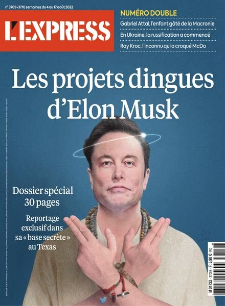L’Express – 04 aout 2022 Cover