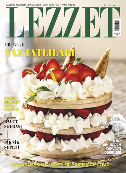 Lezzet – Agustos 2022 Cover