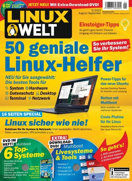 Linux Welt – August 2022 Cover