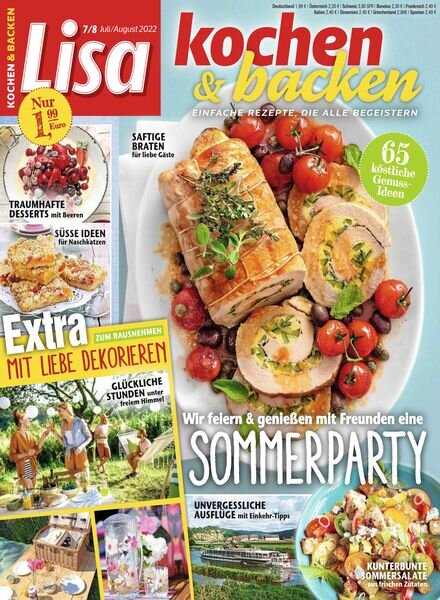 Lisa Kochen & Backen – Juli-August 2022 Cover