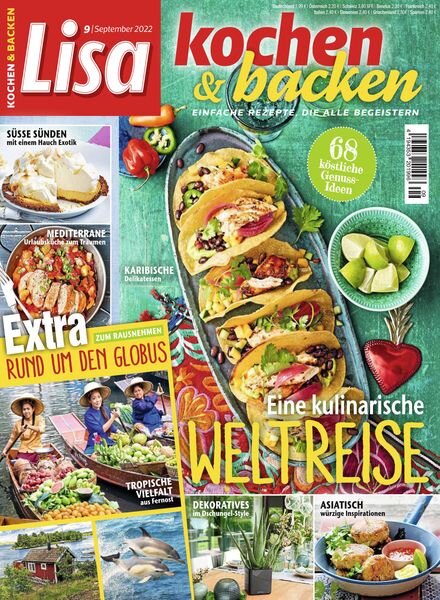 Lisa Kochen & Backen – September 2022 Cover