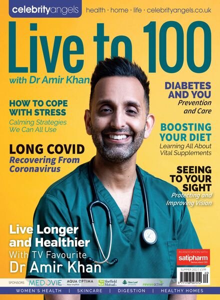 Live to 100 with Dr Amir Khan – Summer 2022 Cover