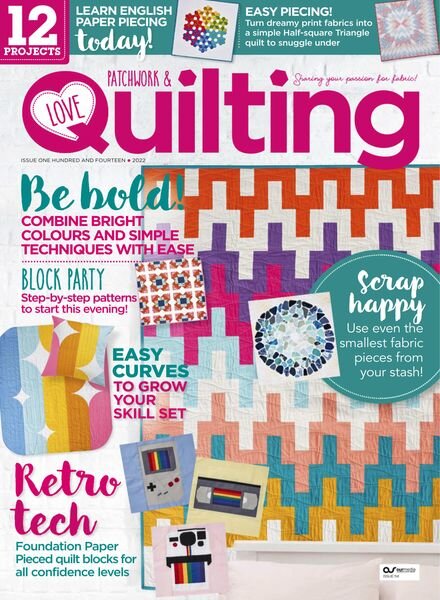 Love Patchwork & Quilting – 01 August 2022 Cover